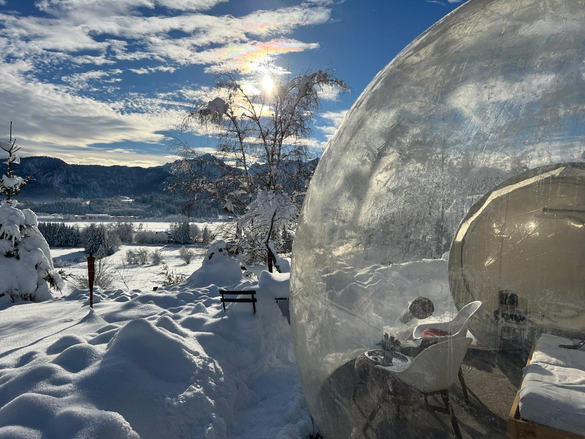 Bubble Tent Fuessen Im Allgaeu Exterior foto