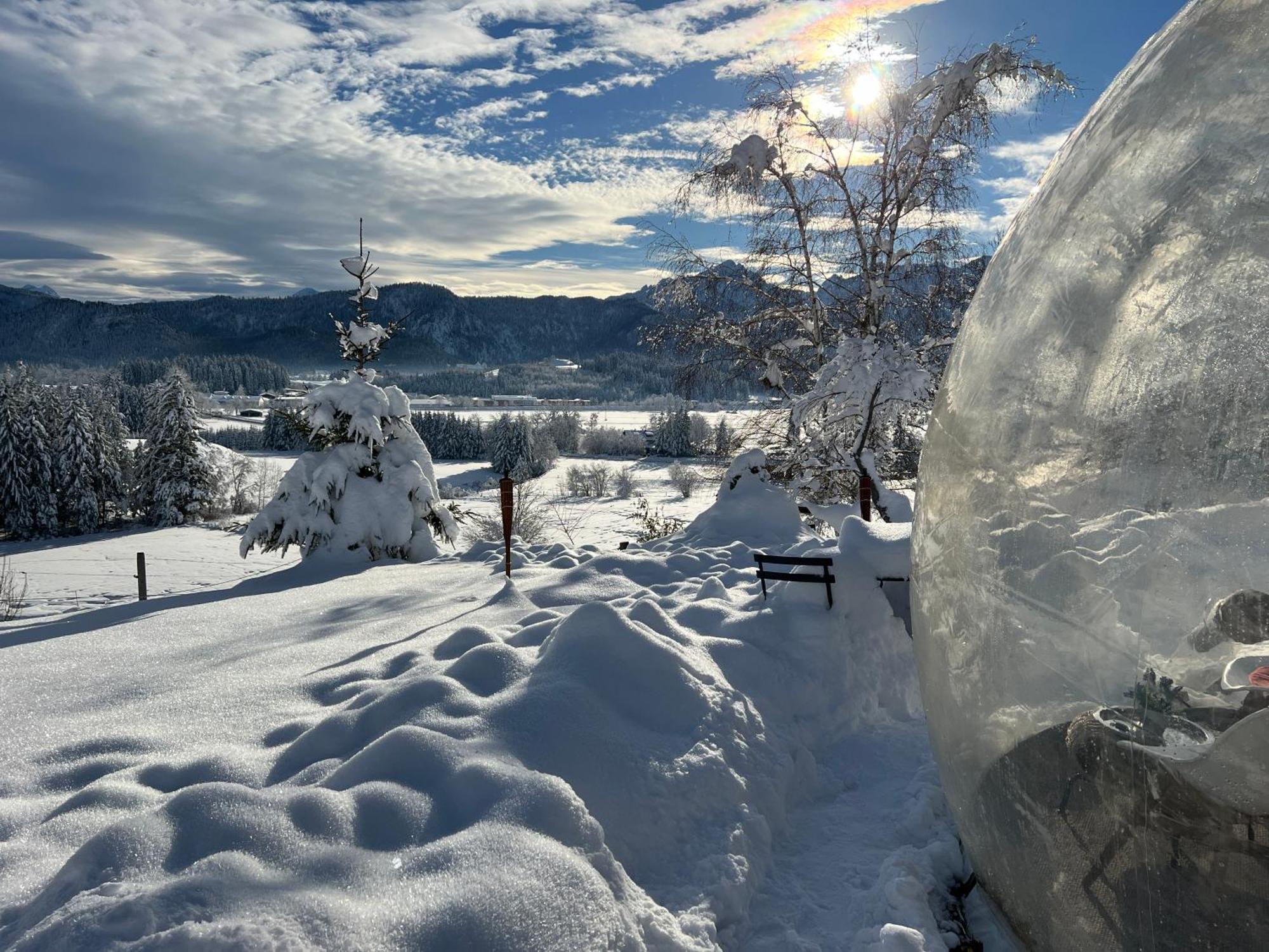 Bubble Tent Fuessen Im Allgaeu Exterior foto