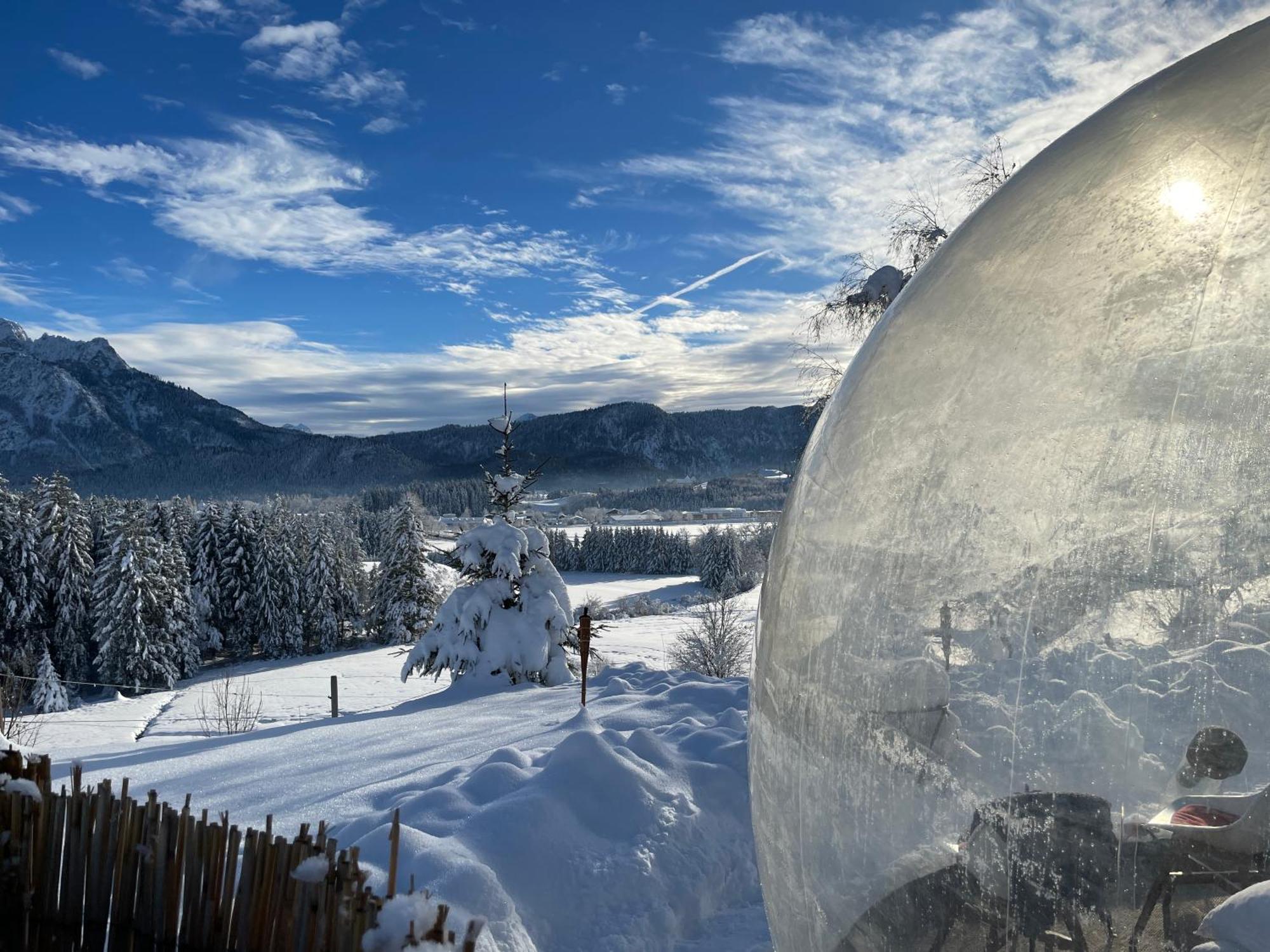 Bubble Tent Fuessen Im Allgaeu Exterior foto