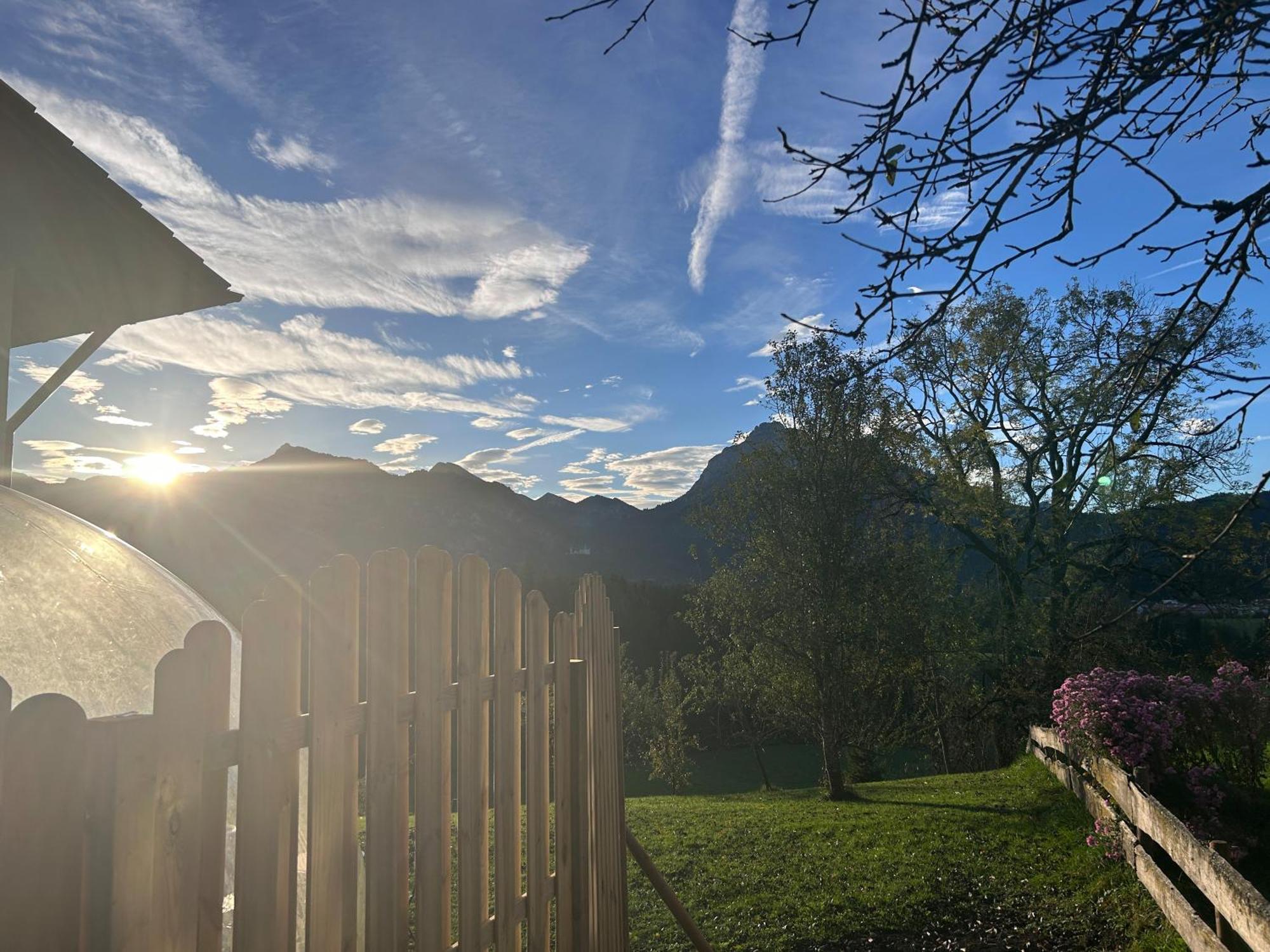 Bubble Tent Fuessen Im Allgaeu Exterior foto